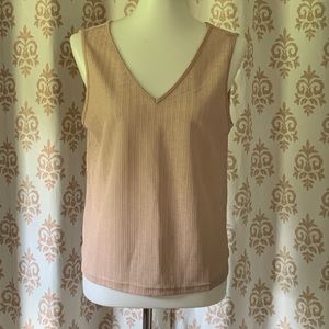 SHEIN V neck mauve top L